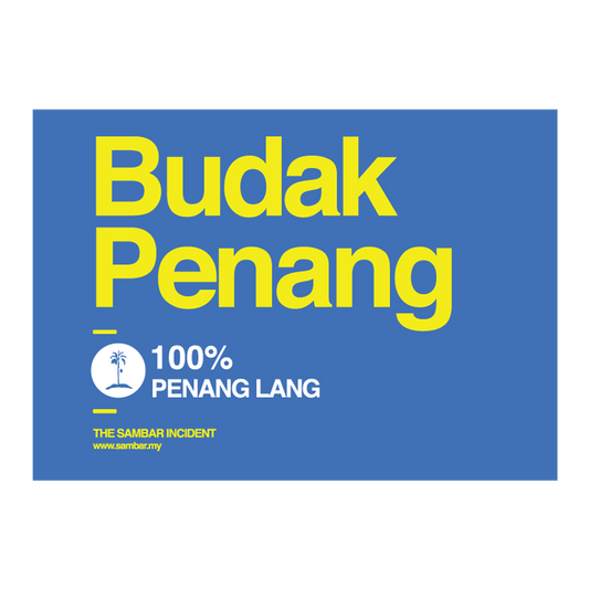 Budak Penang Car Sticker