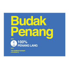Budak Penang Car Sticker