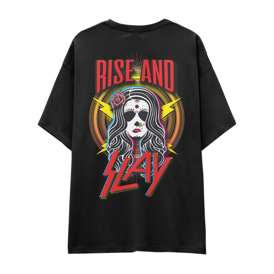 Rise & Slay Oversized Tee