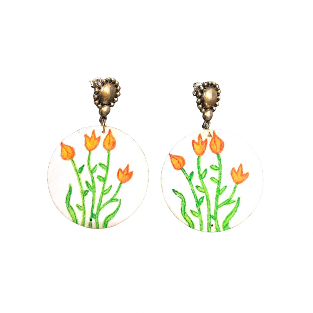 Medhini Hand Painted Earring 09