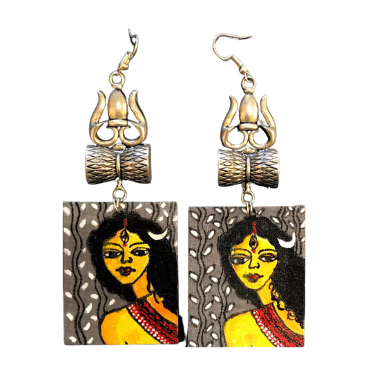 Medhini Hand Painted Earring 02