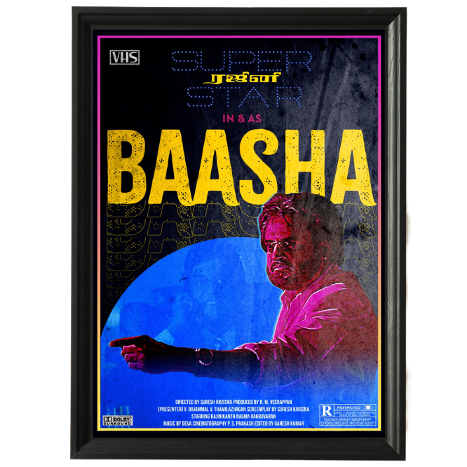 Baasha Poster