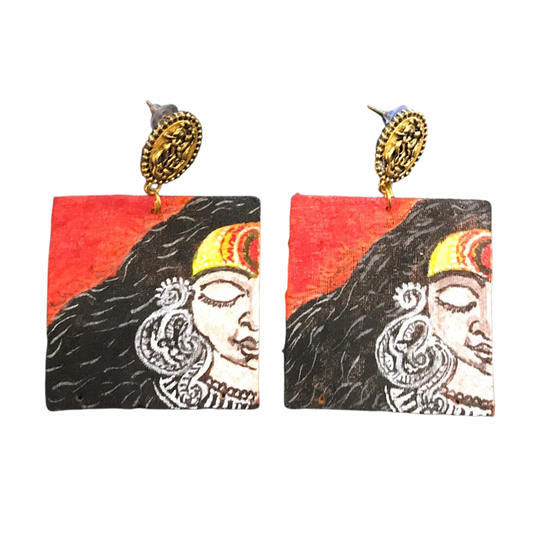 Medhini Hand Painted Earring 12
