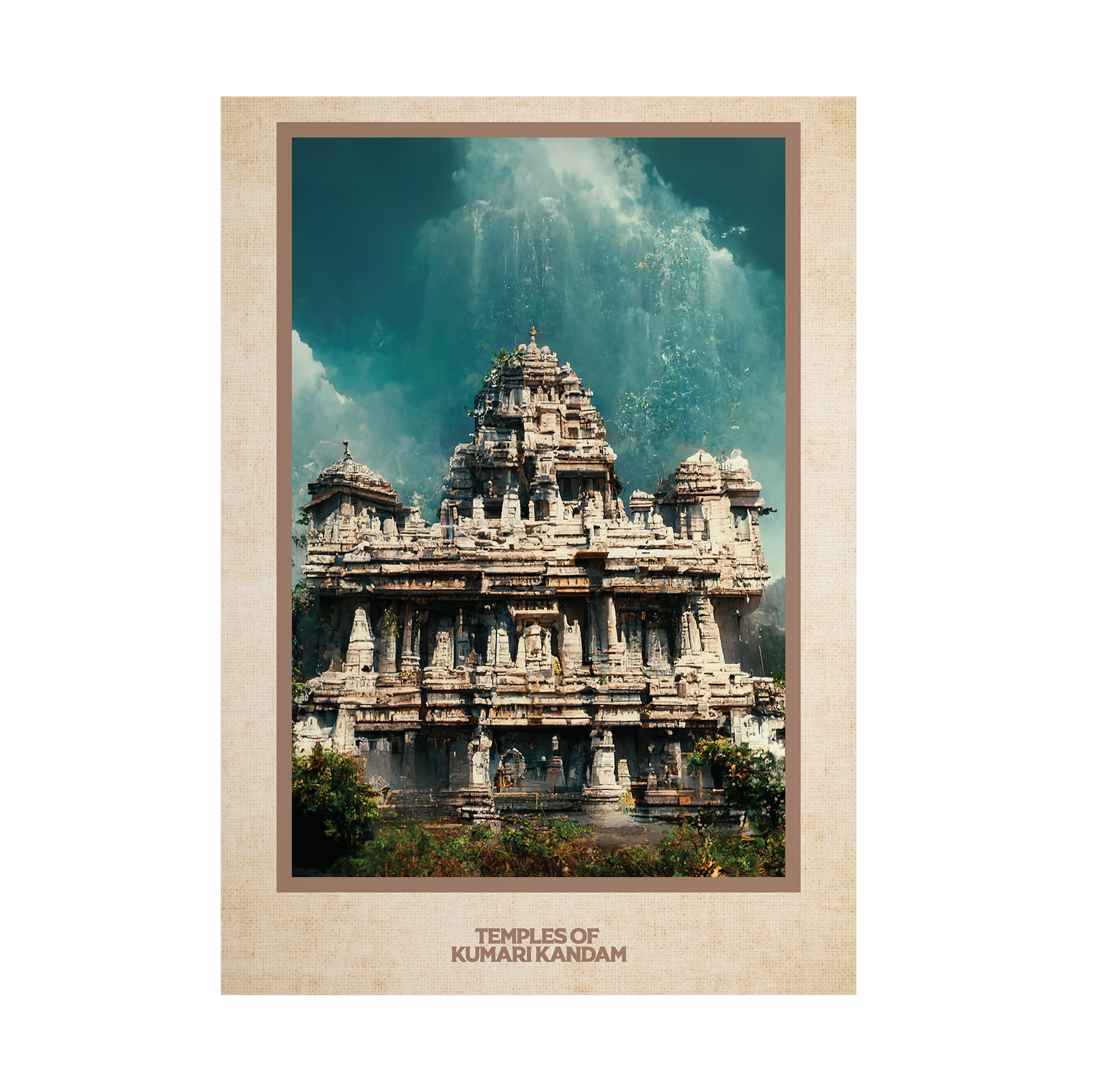 Temples of Kumari Kandam Posters