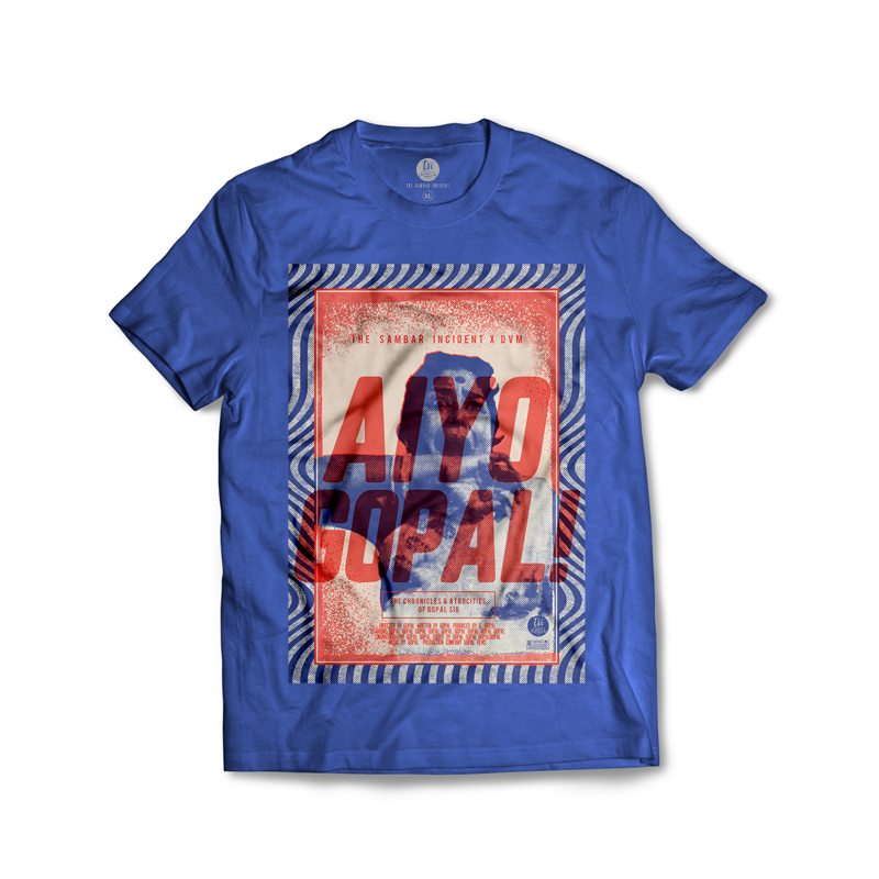 Limited Edition Blue Aiyo Gopal T-shirt