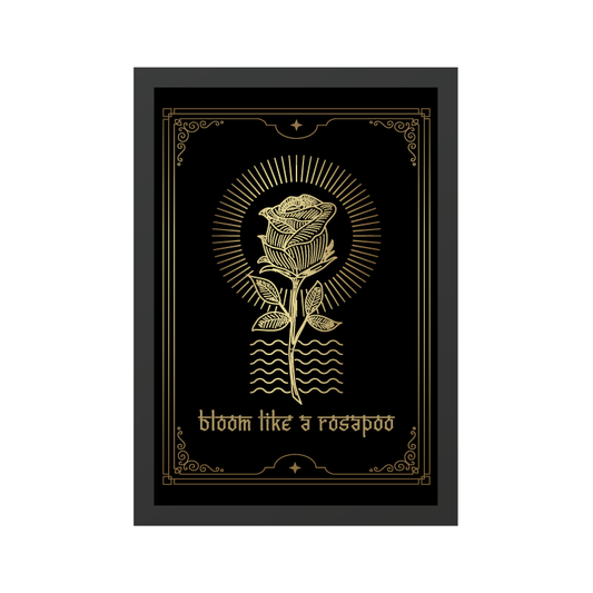 Rosapoo Poster (with frame)