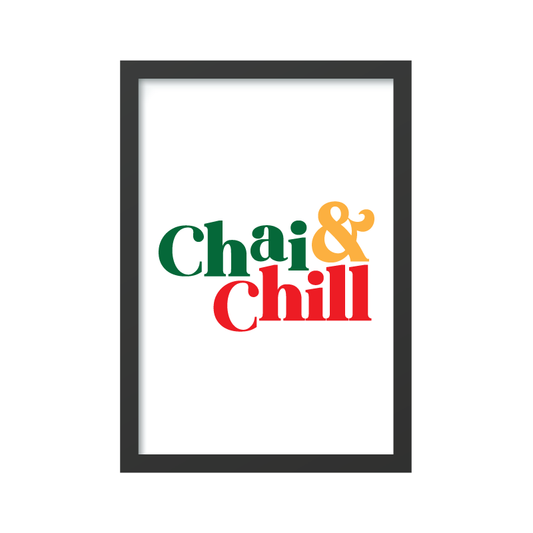 Chai & Chill Poster