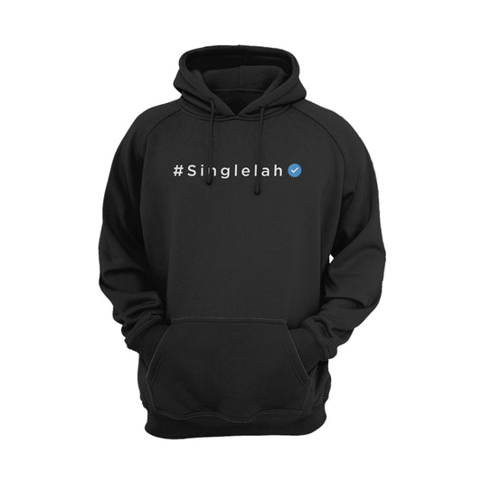 Singlelah Black Hoodie